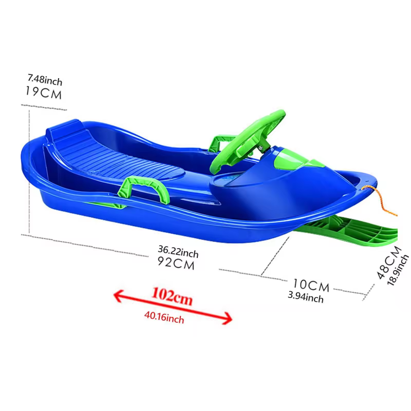 Kids Unique Outdoor Toys - Trineo de nieve para niños con