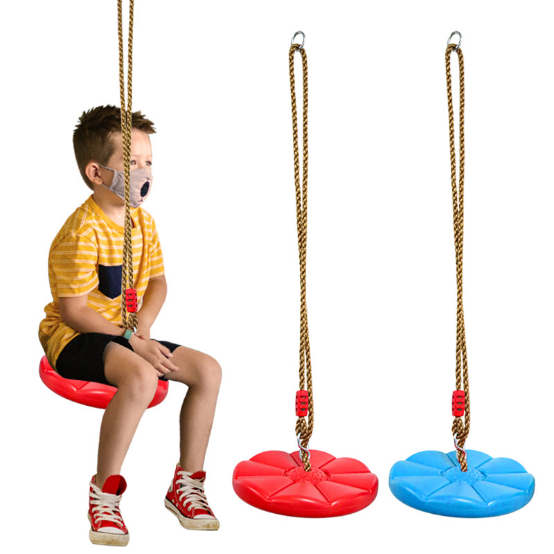 Kids Outdoor Swing Chair - Columpio de disco para niños, columpio