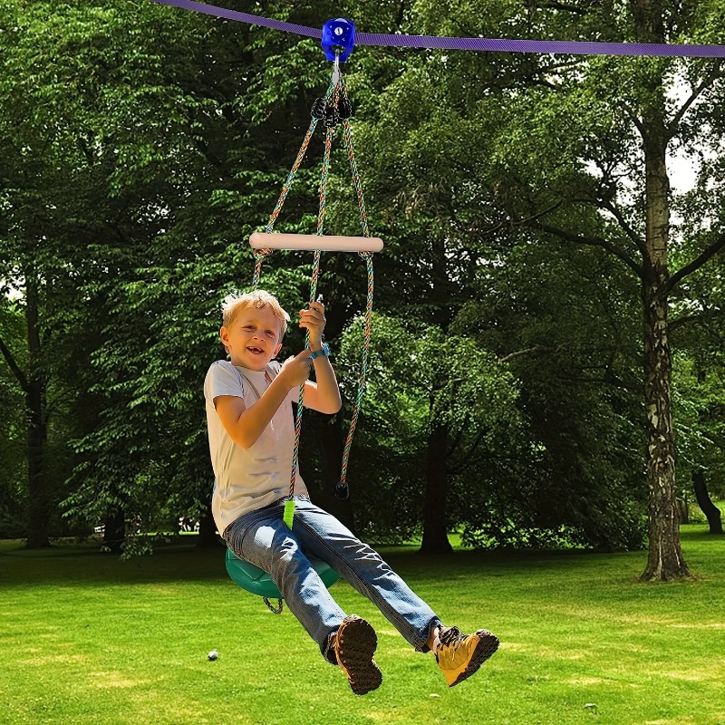 Kids Outdoor Swing Chair - Columpio de pétalos Columpio de disco