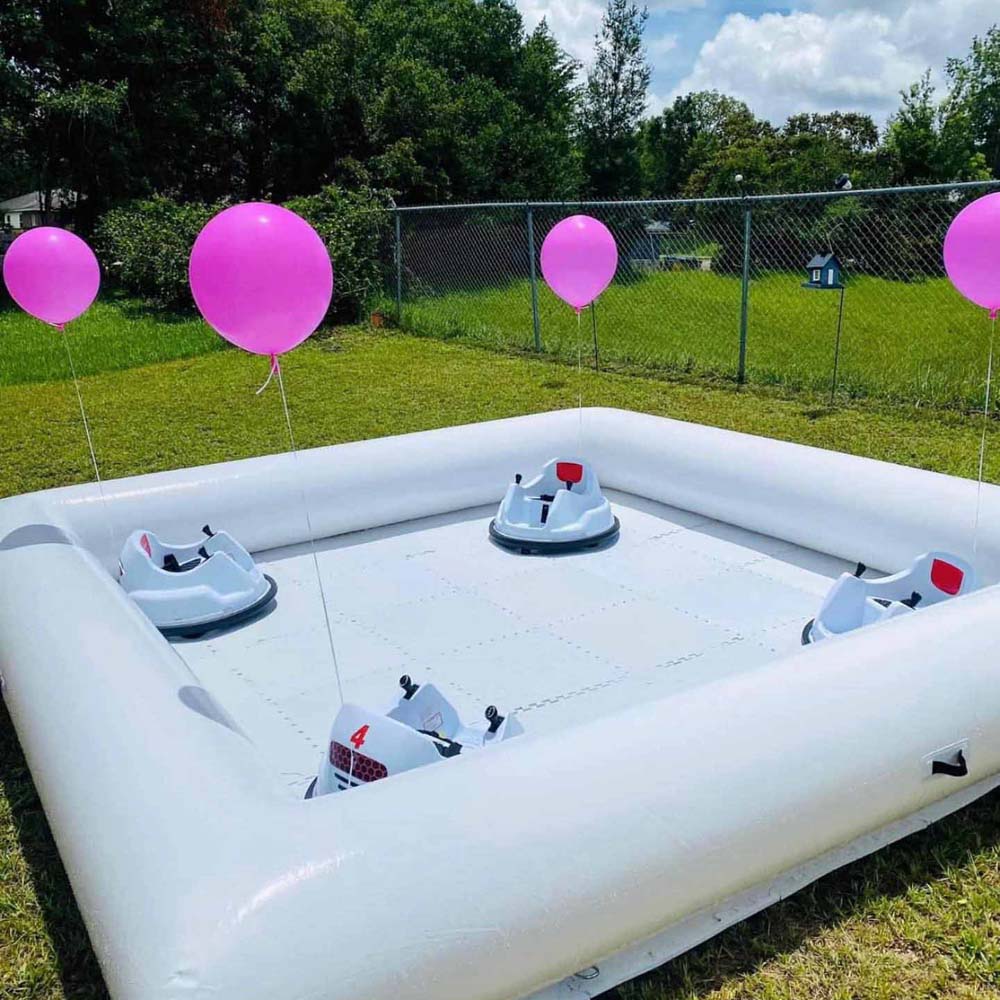 Kids Outdoor Karting - Pista Inflable para Carreras de Autos,
