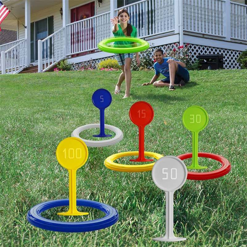 Kids Outdoor Games For Party - Juego de lanzamiento de aros de