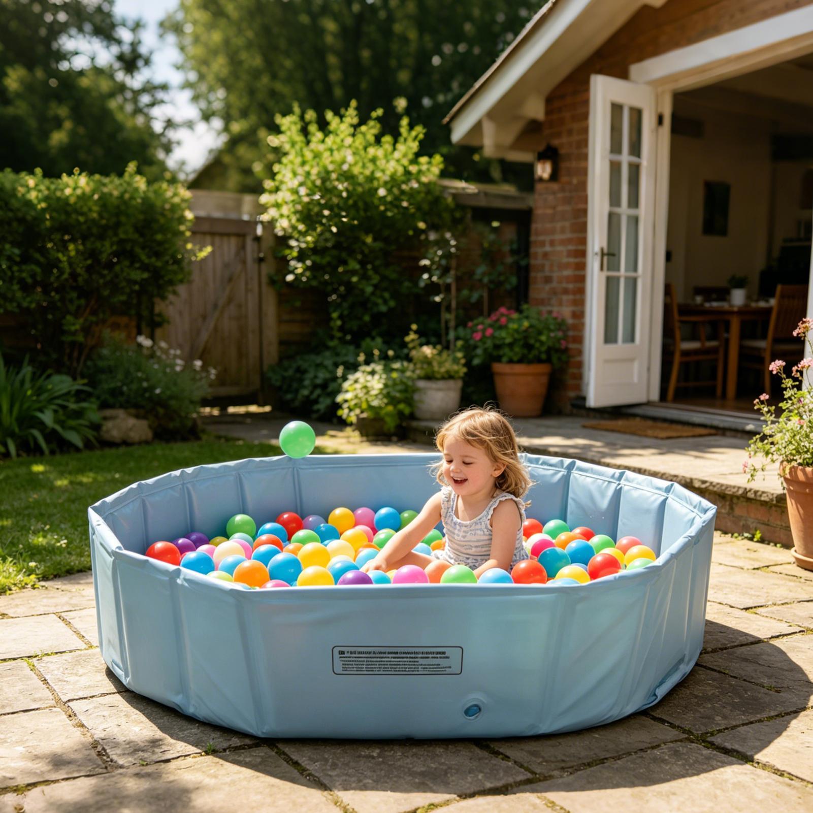 Kids Outdoor Games For Party - Piscina Plegable para Mascotas, Piscina Portátil