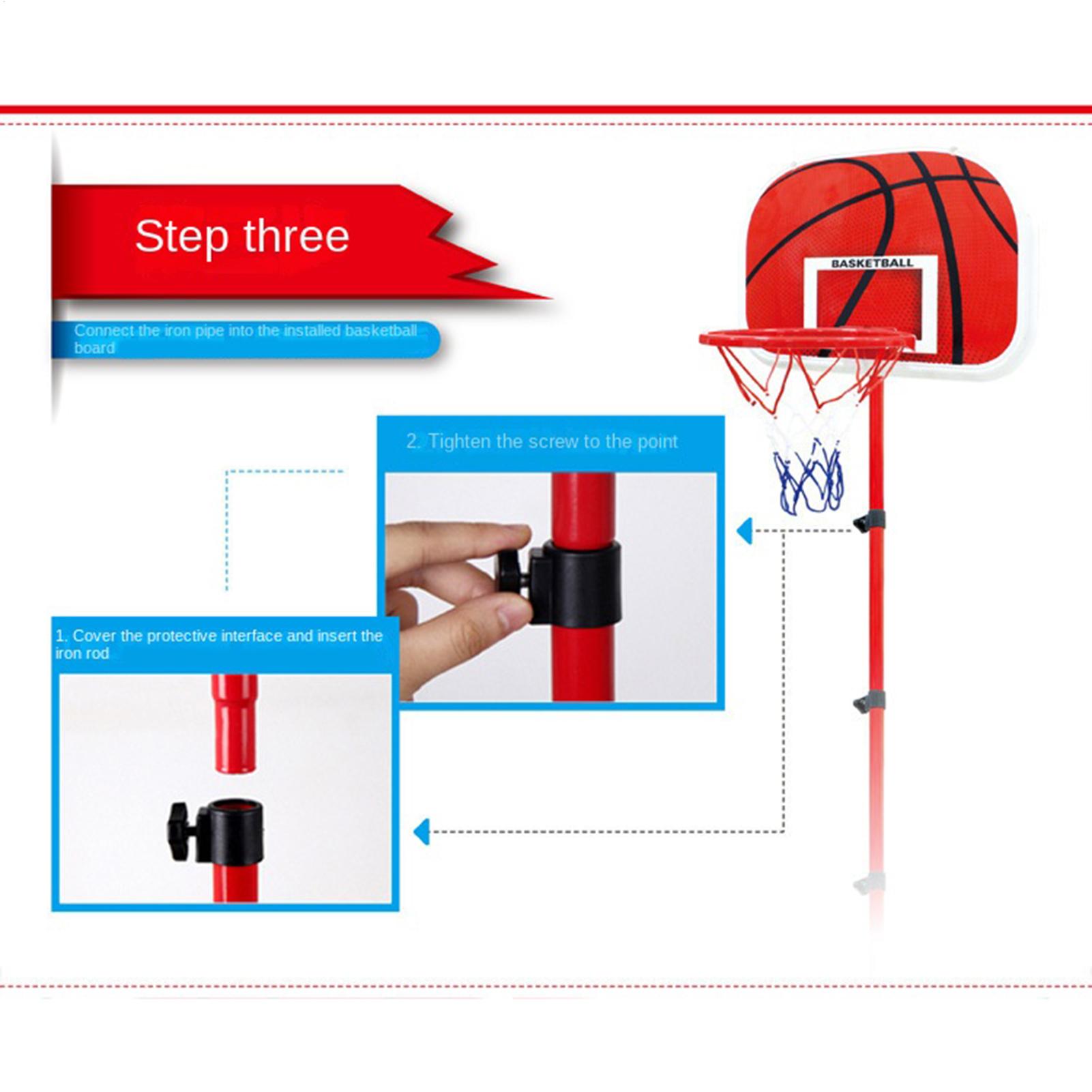 Kids Outdoor Basketball Hoop - Canasta de Baloncesto y Soporte para