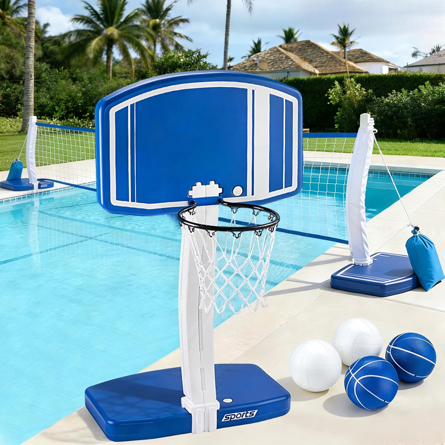 Kids Outdoor Basketball Hoop - Aro de Baloncesto y Red de