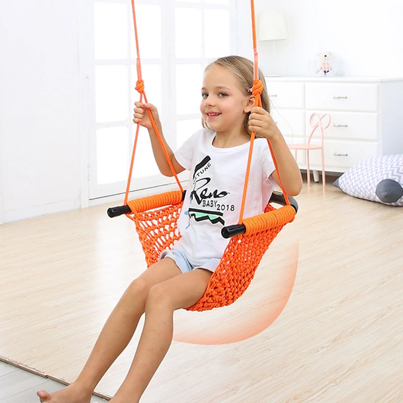 Kids Outdoor Hammock Swing - Hamaca Nido para Niños, Columpio Tejido