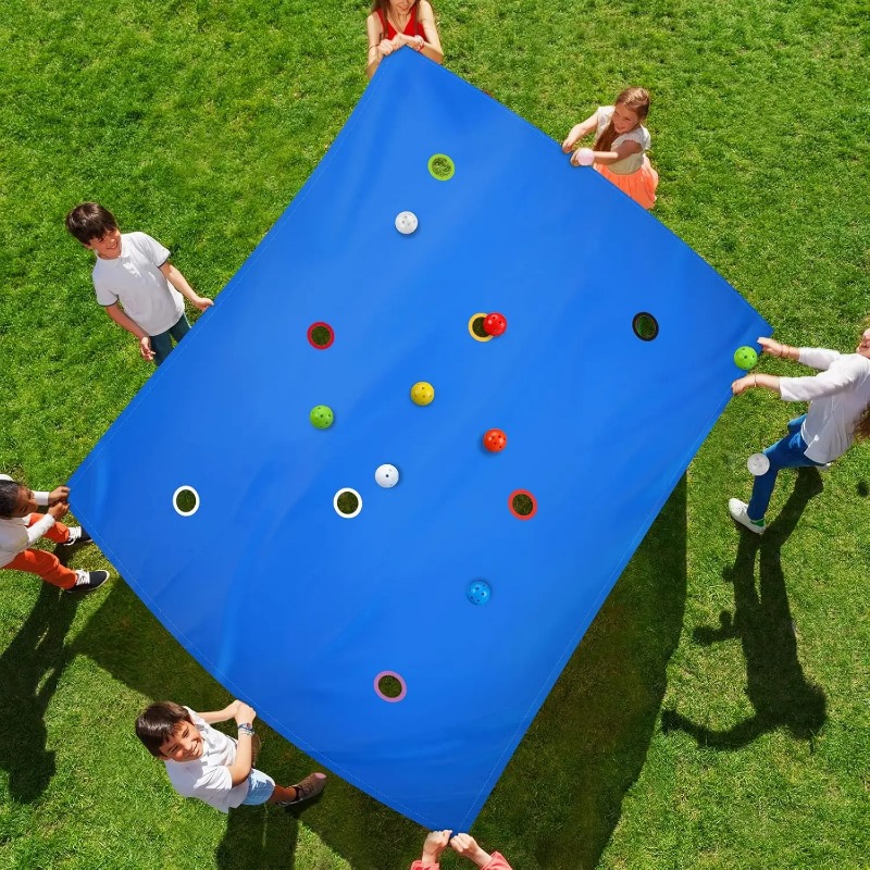 Kids Outdoor Games For Party - Juego de Lona con Agujeros para
