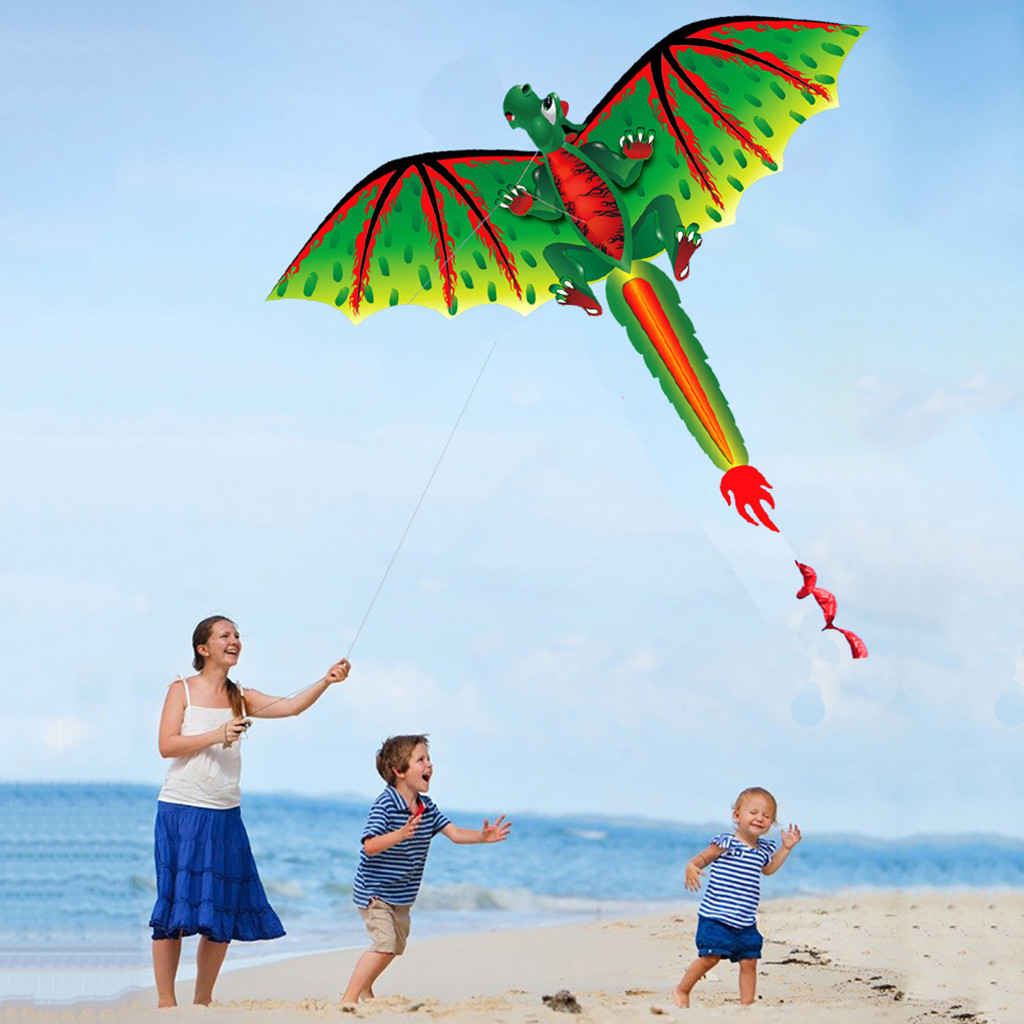Kids Unique Outdoor Toys - Juguete 3D d-ragon k-ite para niños,