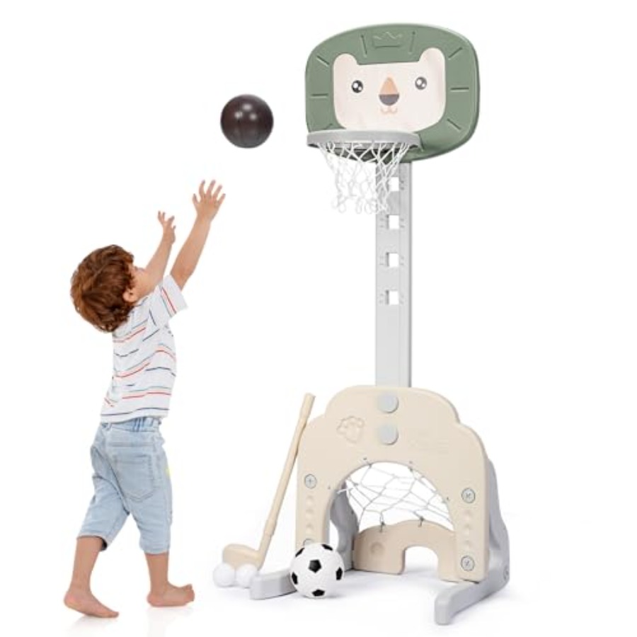 Kids Outdoor Basketball Hoop - Canasta de baloncesto para niños, de