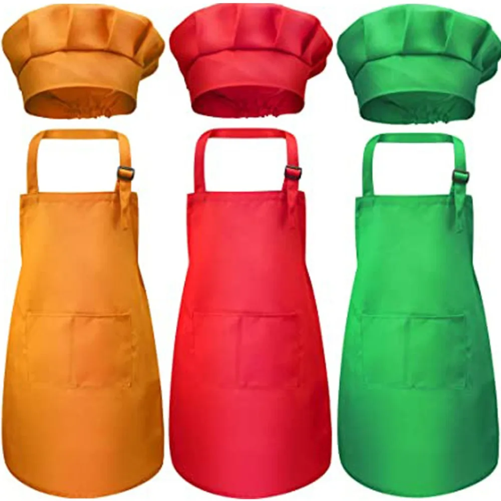 Kids Outdoor Kitchen Set - Delantal de Chef para Niños con