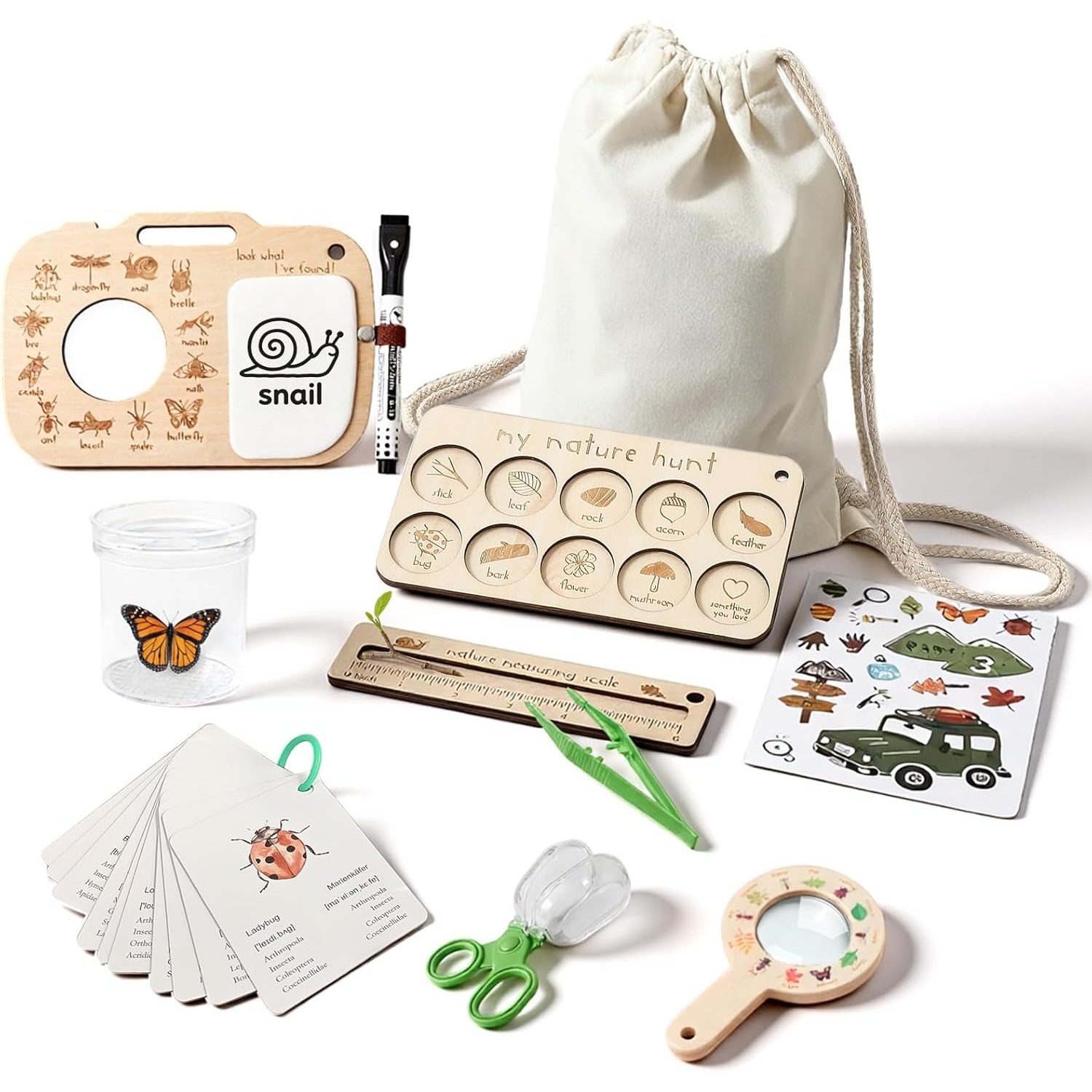 Kids Outdoor Adventure Kit - Kit Atrapa Insectos para Niños con