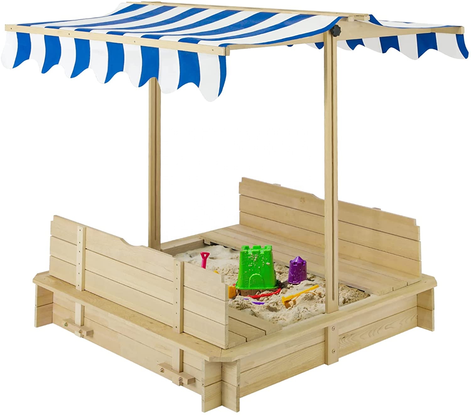 Kids Unique Outdoor Toys - Barco de arena de madera de