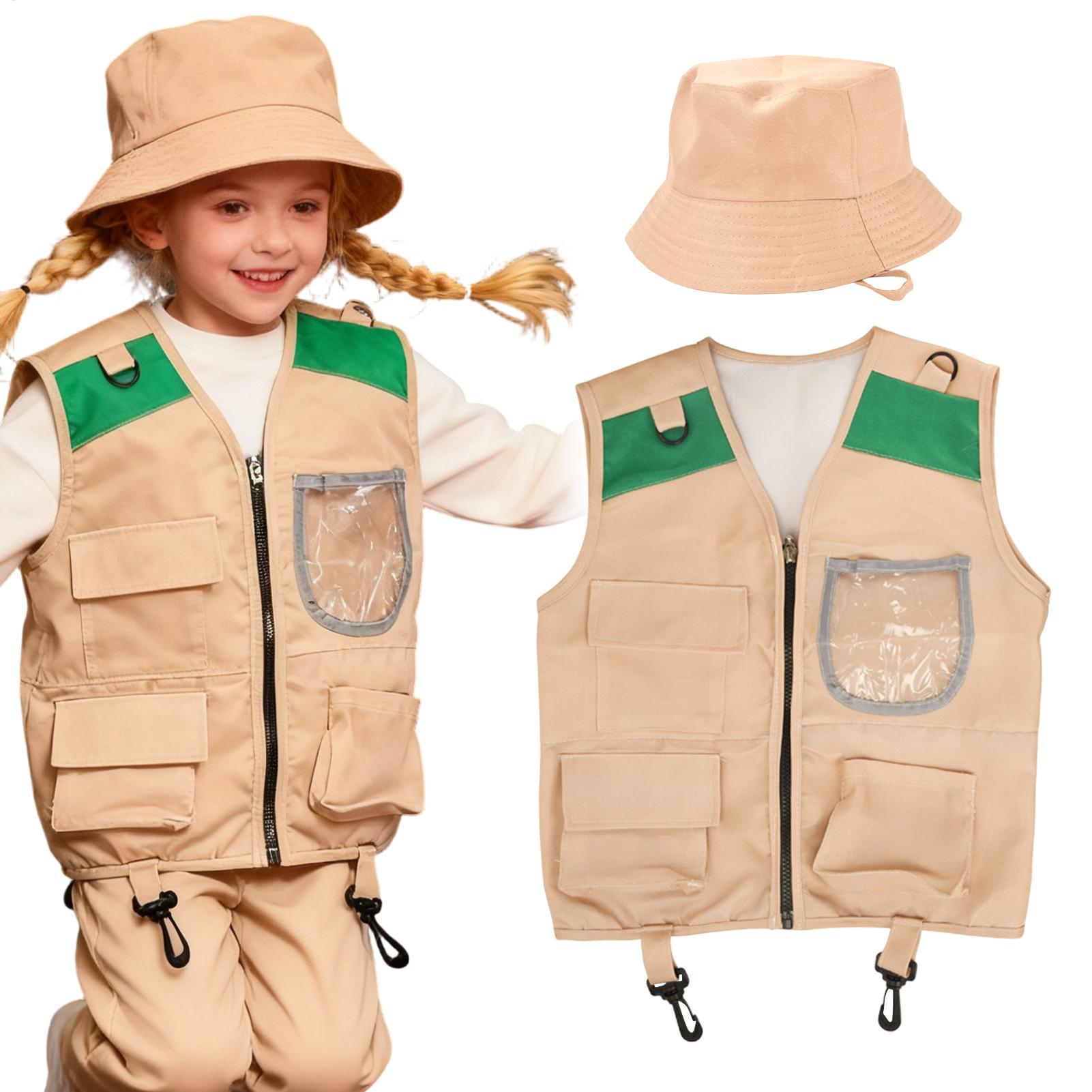 Kids Outdoor Adventure Kit - Disfraz de Explorador Safari para Niños,