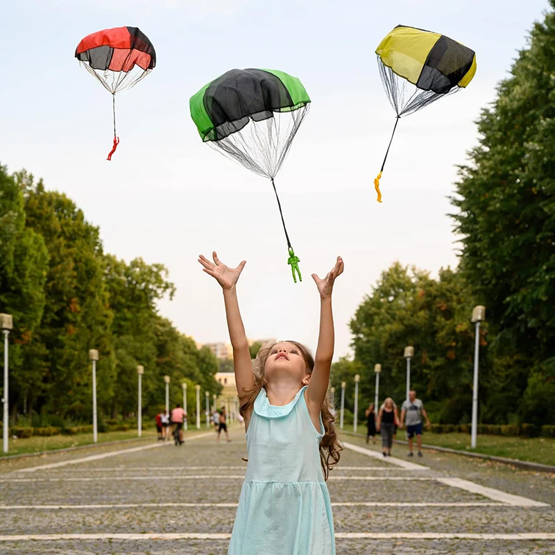 Kids Unique Outdoor Toys - Juego de Paracaídas para Lanzar a