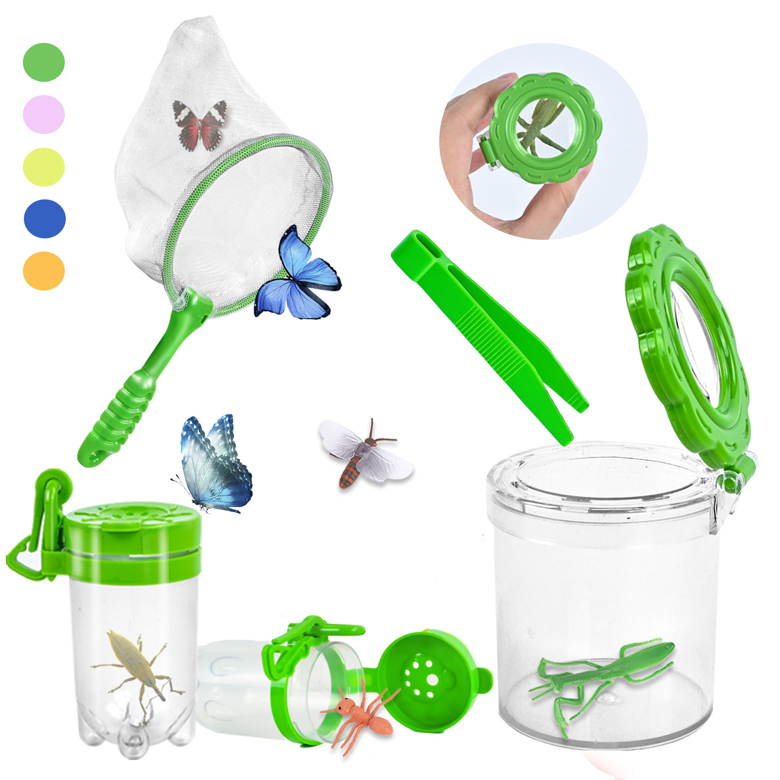 Kids Outdoor Adventure Kit - Caja de observación de insectos para