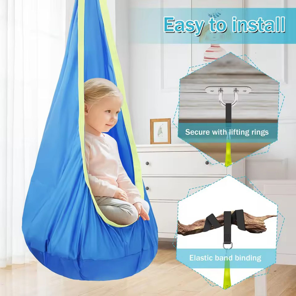 Columpio Tipo Nido para Niños, - Kids Outdoor Swing Chair reseña y precio