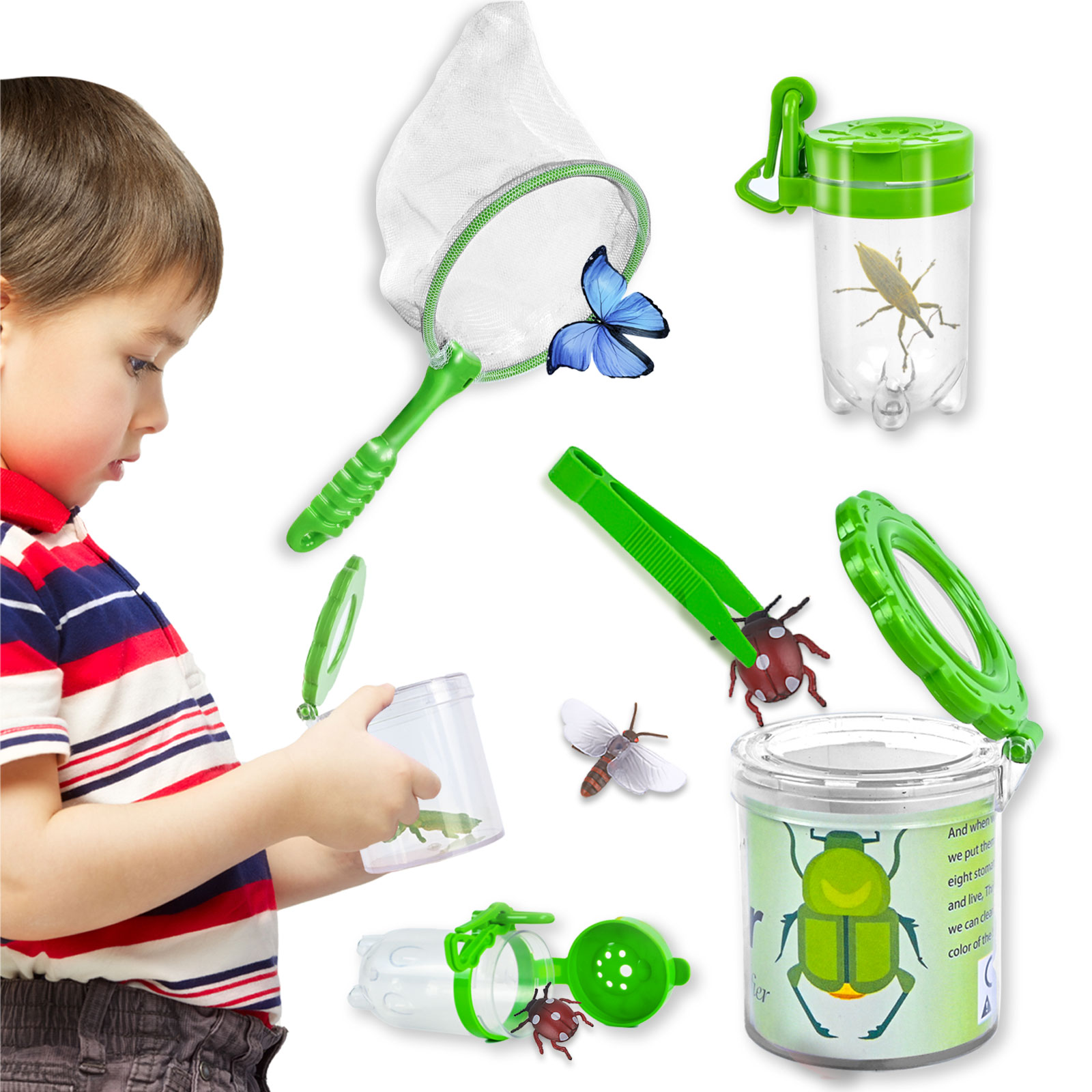 Caja de observación de insecto - Kids Outdoor Adventure Kit reseña y precio