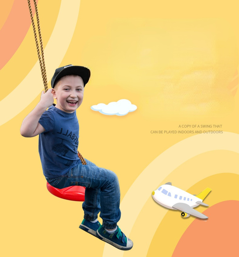 Columpio de disco para niños,  - Kids Outdoor Swing Chair reseña y precio