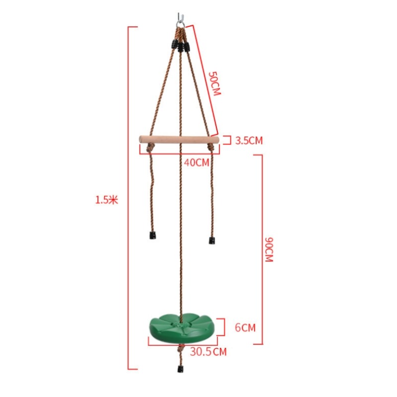 Columpio de pétalos Columpio d - Kids Outdoor Swing Chair reseña y precio