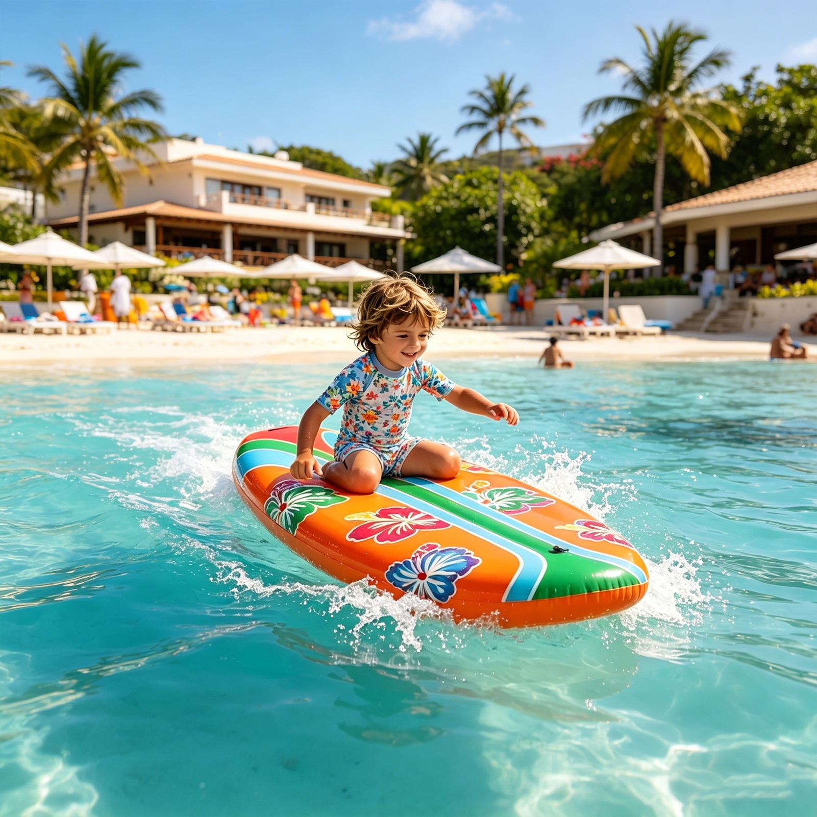 Tabla de surf inflable de 2 pi - Kids Outdoor Games For Party reseña y precio