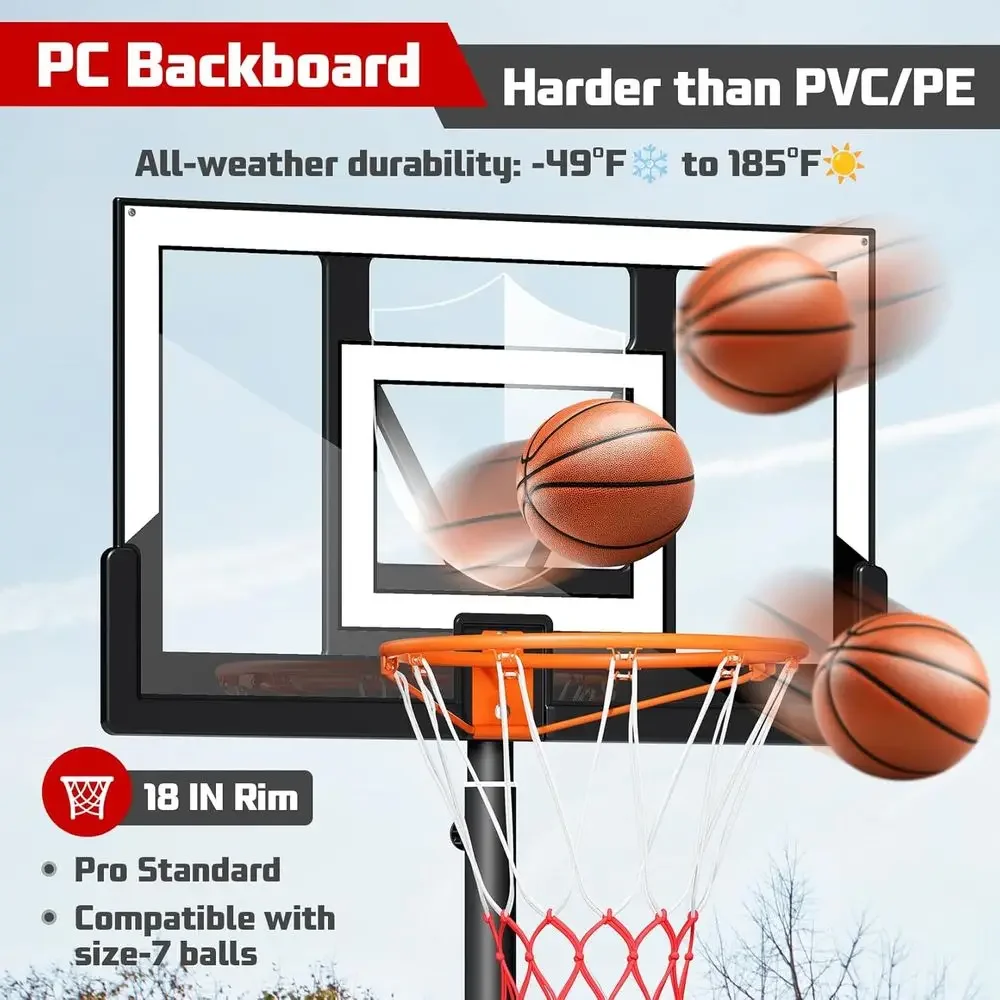 Aro de Baloncesto Portátil par - Kids Outdoor Basketball Hoop reseña y precio
