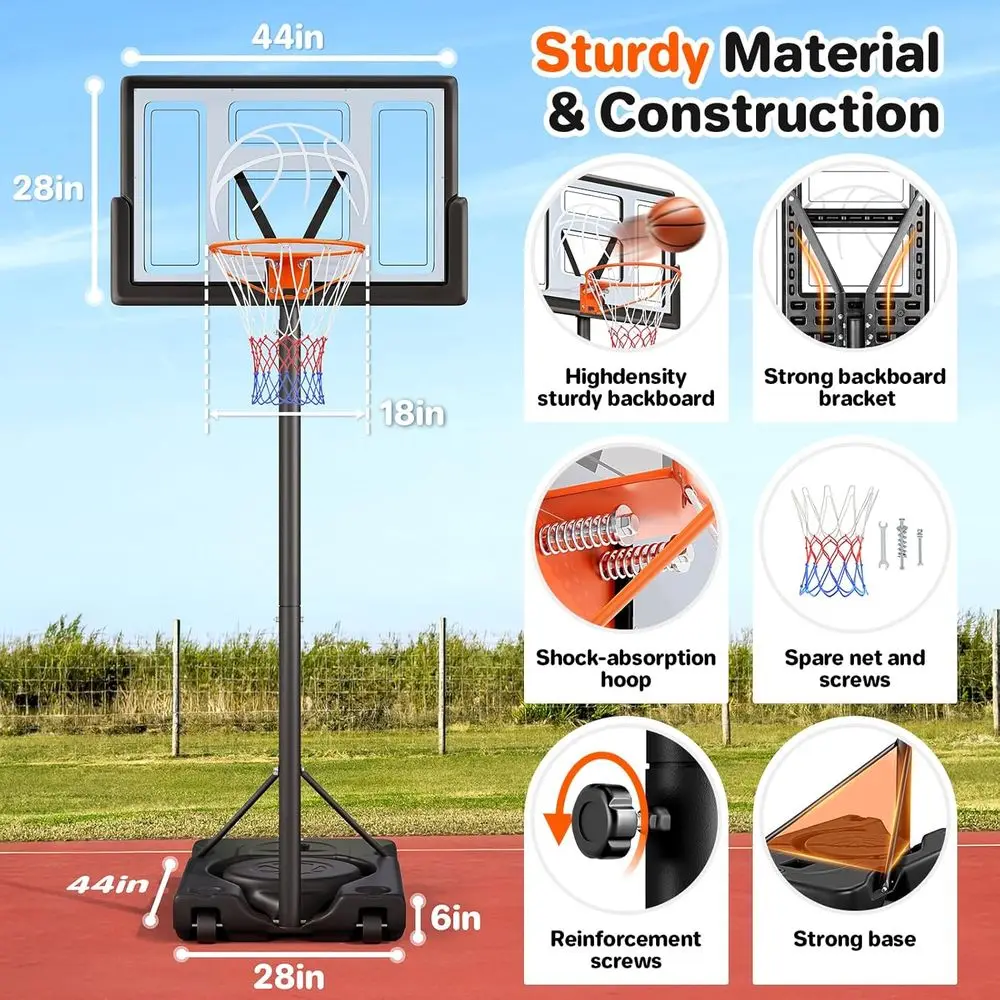 Sistema de Aro de Baloncesto P - Kids Outdoor Basketball Hoop reseña y precio