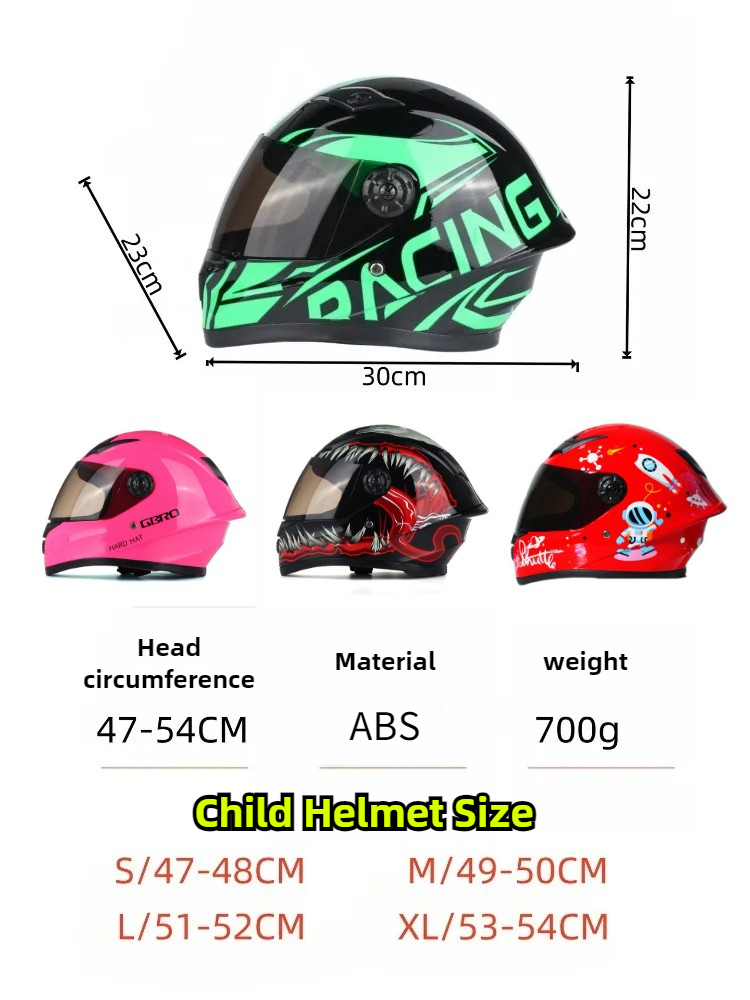 Bonitos cascos integrales de K - Kids Outdoor Karting reseña y precio
