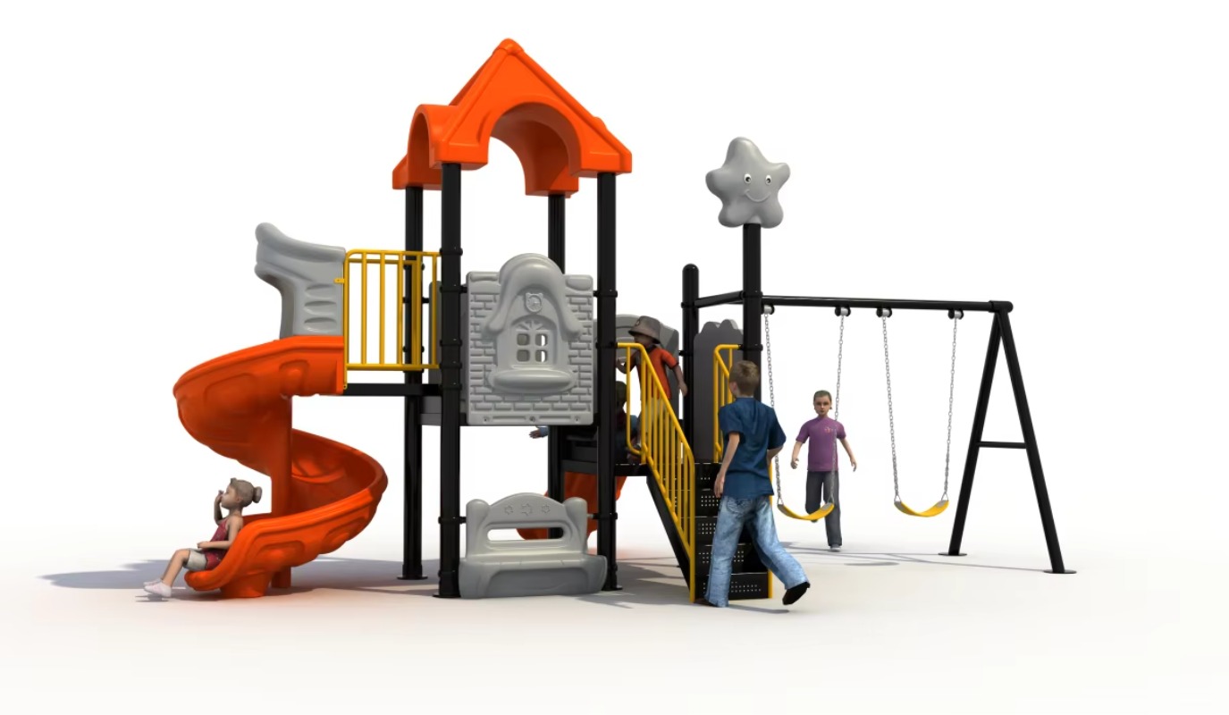 Columpio de Acero y Plástico p - Kids Outdoor Slide Set reseña y precio