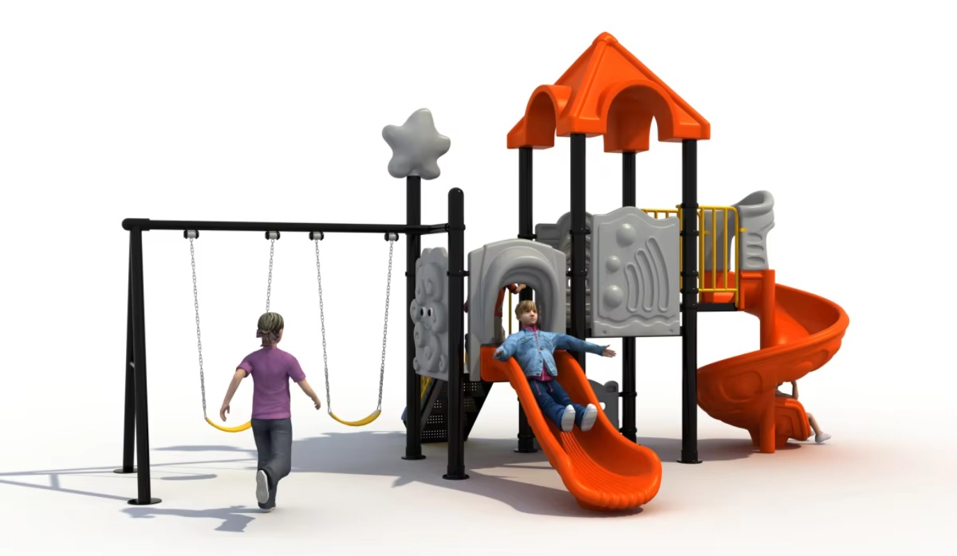 Columpio de Acero y Plástico p - Kids Outdoor Slide Set reseña y precio