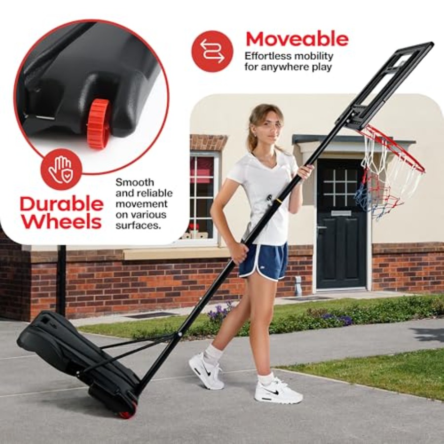 Aro de baloncesto para niños p - Kids Outdoor Basketball Hoop reseña y precio