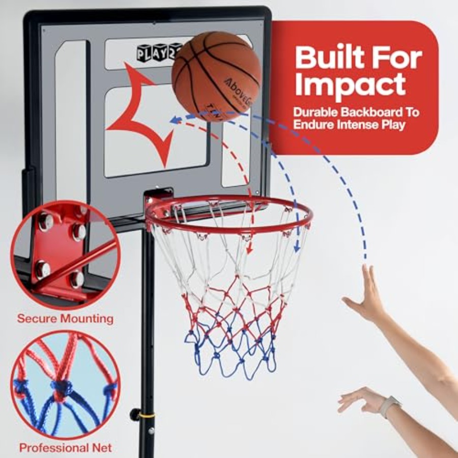 Aro de baloncesto para niños p - Kids Outdoor Basketball Hoop reseña y precio