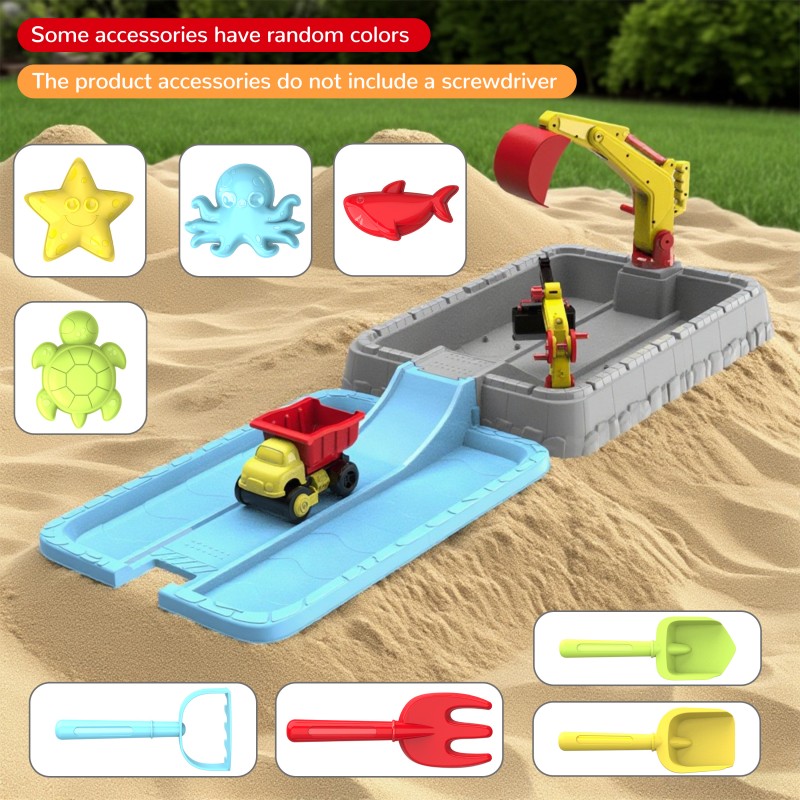 Juego de Construcción de Camio - Kids Outdoor Dump Truck reseña y precio