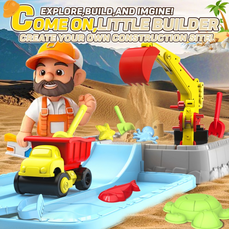 Juego de Construcción de Camio - Kids Outdoor Dump Truck reseña y precio