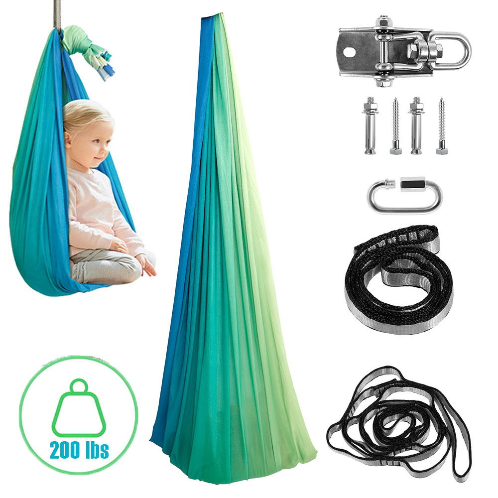 Columpios sensoriales para niñ - Kids Outdoor Hammock Swing reseña y precio