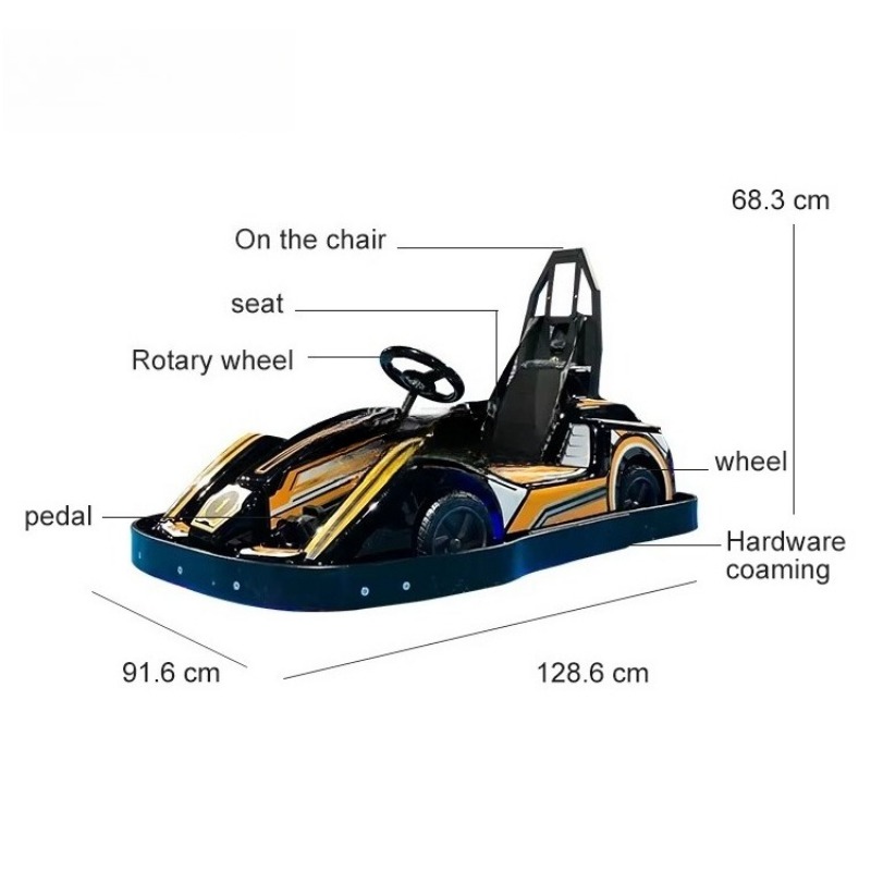 Go Kart Eléctrico para Niños,  - Kids Outdoor Karting reseña y precio