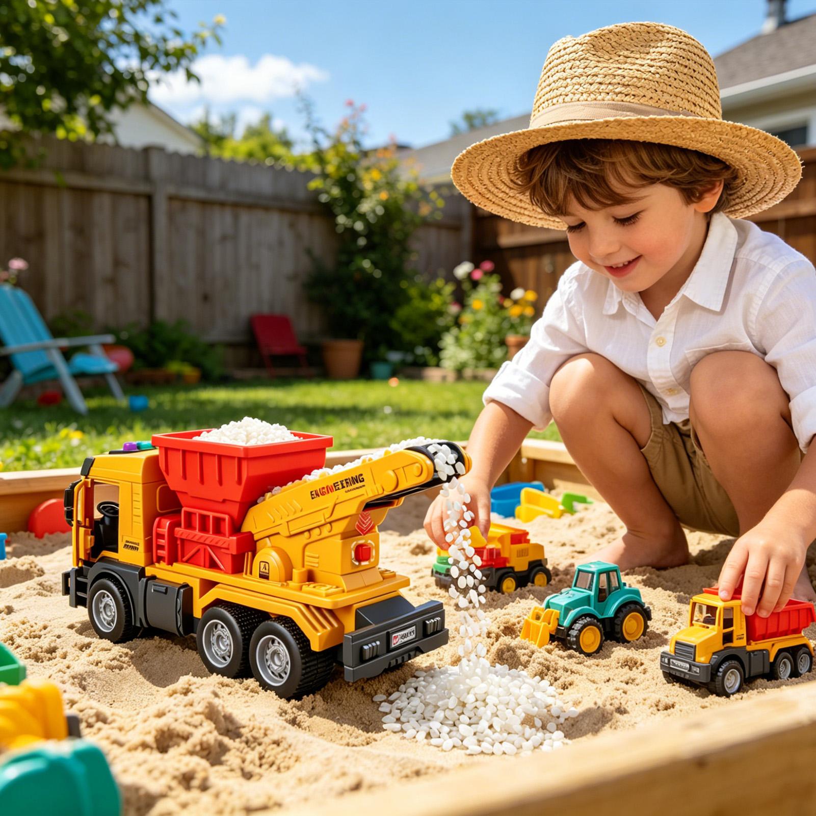 Camión de juguete eléctrico co - Kids Outdoor Dump Truck reseña y precio