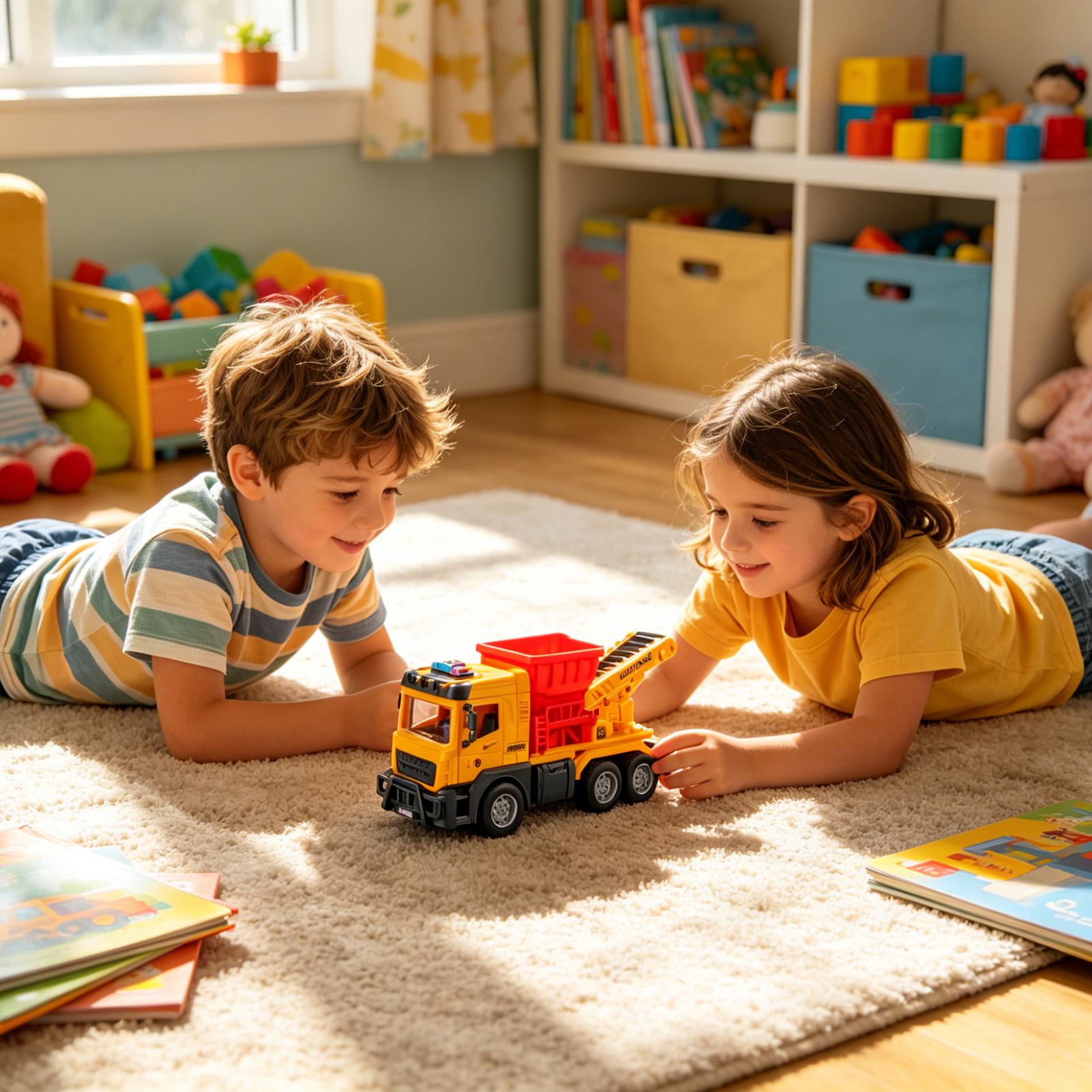 Camión de juguete eléctrico co - Kids Outdoor Dump Truck reseña y precio