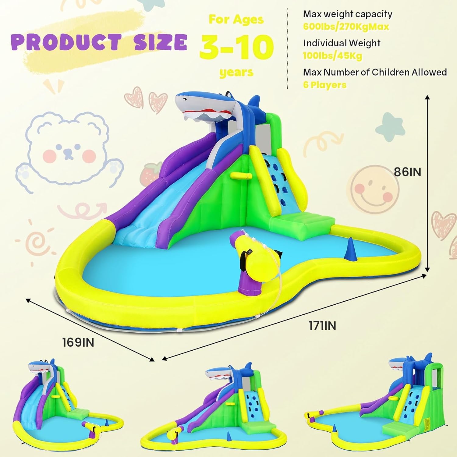 Casa de Brinco Inflable de 13x - Kids Outdoor Play reseña y precio