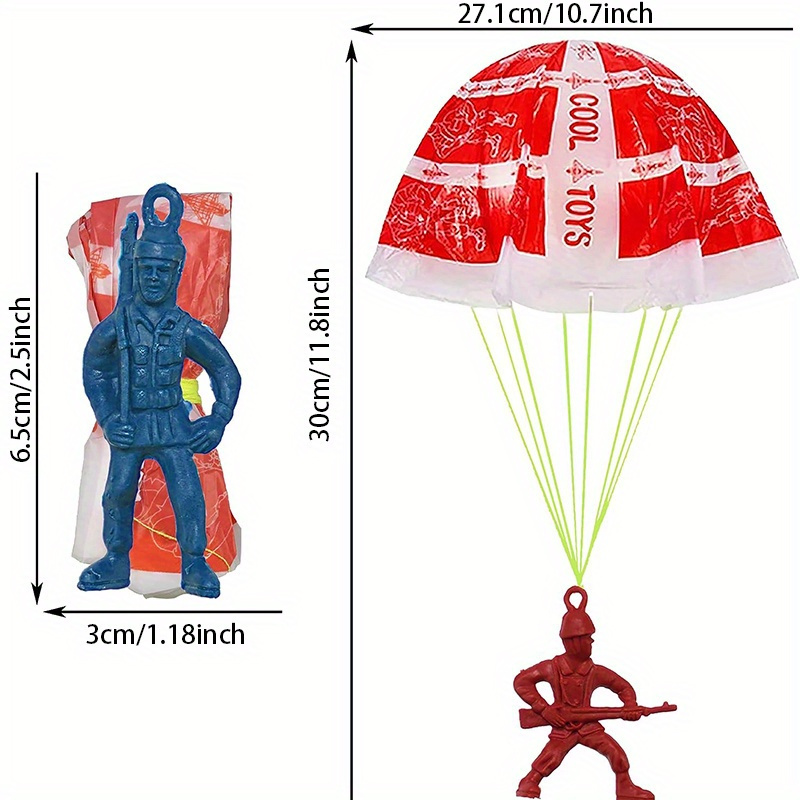 10/100 Uds juguetes de paracaí - Kids Unique Outdoor Toys reseña y precio