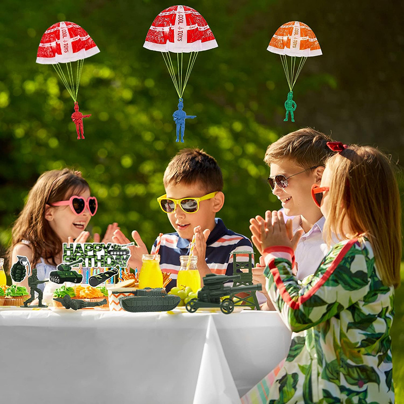 10/100 Uds juguetes de paracaí - Kids Unique Outdoor Toys reseña y precio