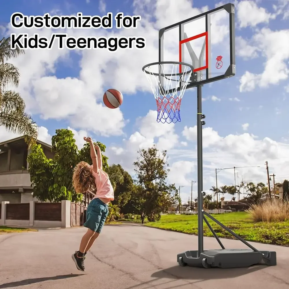 Aro de Baloncesto Portátil de  - Kids Outdoor Basketball Hoop reseña y precio