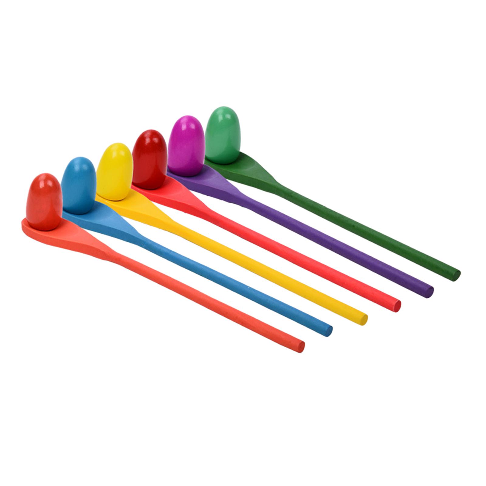 Juego de 6 Cucharas para Huevo - Kids Outdoor Games For Party reseña y precio