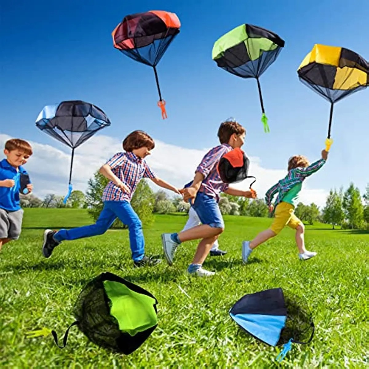 Juguetes de paracaídas para ni - Kids Unique Outdoor Toys reseña y precio